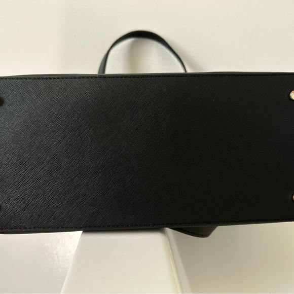Kate Spade Black Handbag with gold hardware. Crossbody Strap included. - Picture 15 of 16